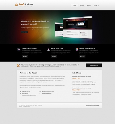 Template Image for ProfessionalBusiness - Website Template