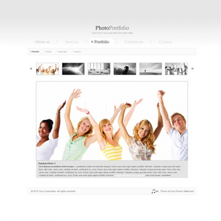 Template Image for UltraCleanGallery - HTML Template