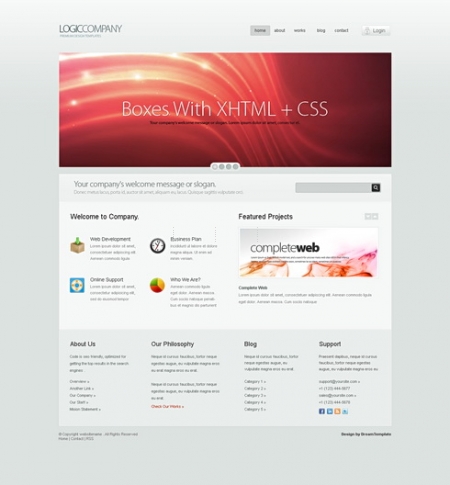 Template Image for LogicCompany - HTML Template