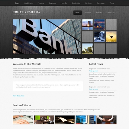 Template Image for CreativeMedia - WordPress Theme