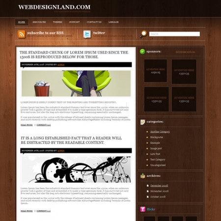 Template Image for TimberDesk - WordPress Template