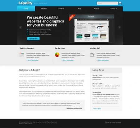 Template Image for Superq - HTML Template