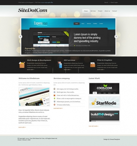 Template Image for Complicated - HTML Template