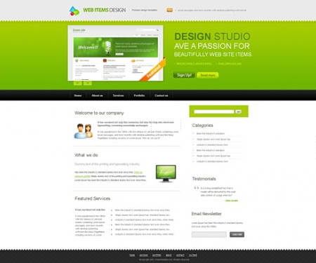 Template Image for WebItems - HTML Template