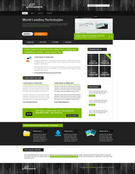 Template Image for TrendyWeb - CSS Template