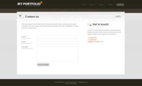 Template: GrayPortfolio - CSS Template